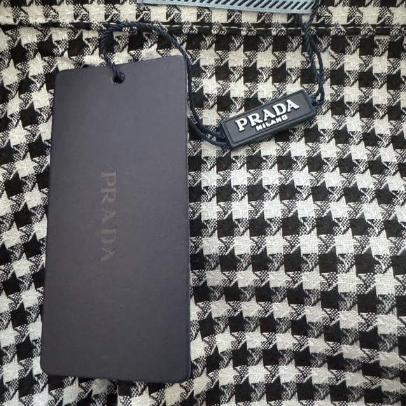 Prada Monochrome Checkered Shirt - Picture 2 of 3